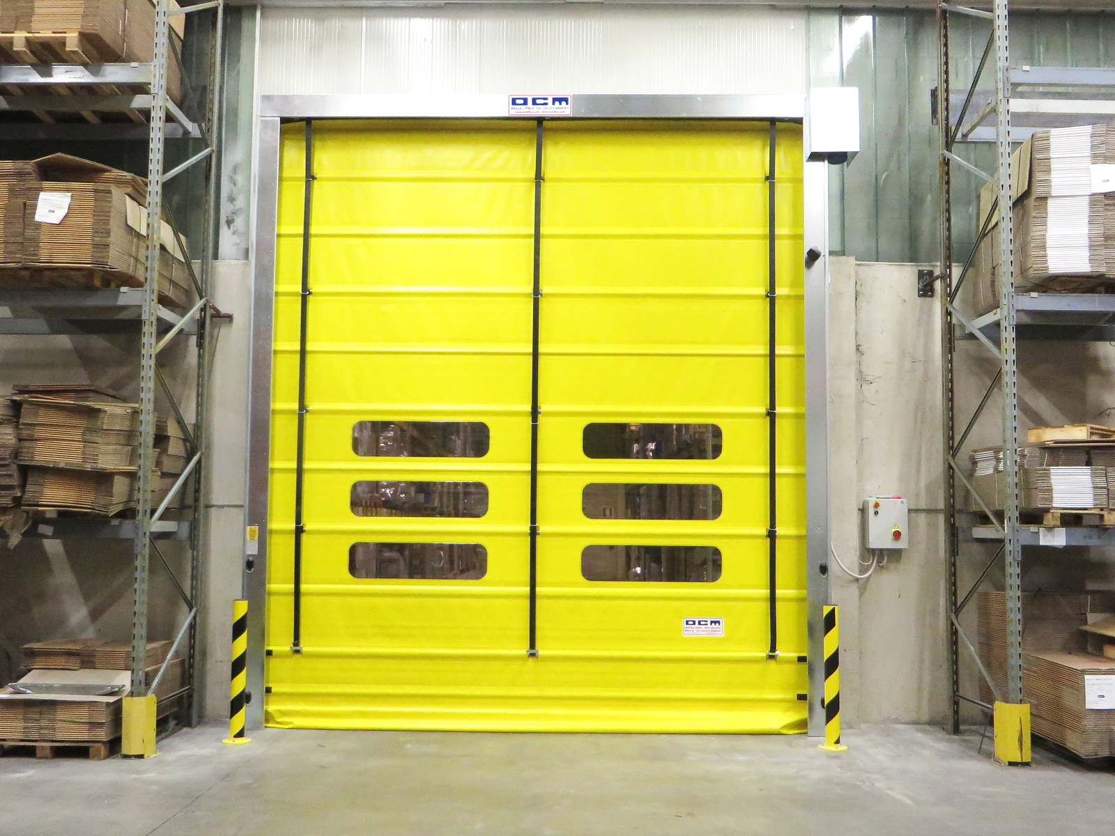 High-speed fold-up door - Logistics - OCMFLEX